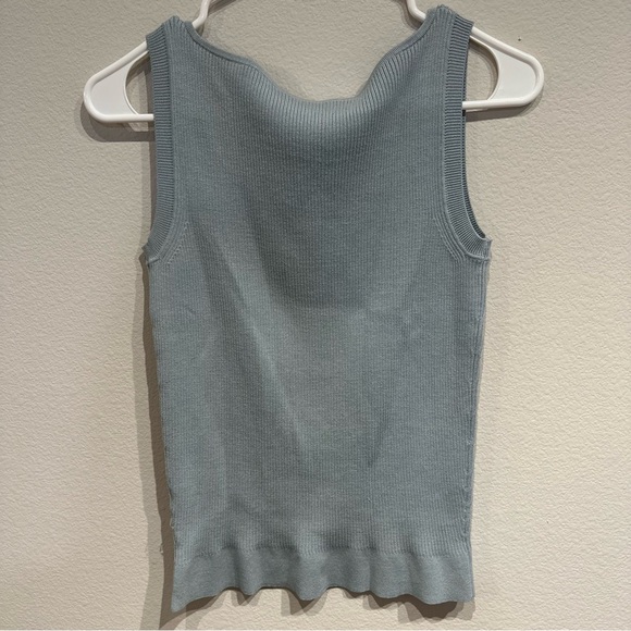 The Limited Women's Silk Blend Tank Top - Light Blue Gray Size‎ Medium - Picture 2 of 4